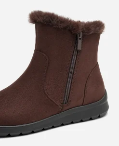 CLOU COMFORT, Varmfodrade boots med dragkedja